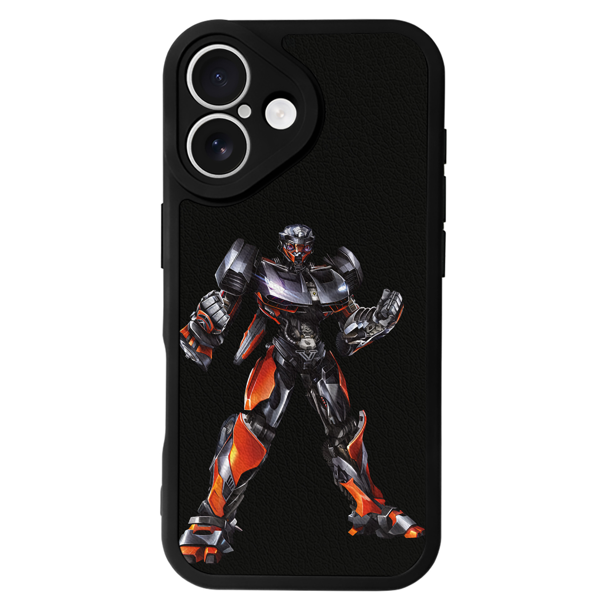 （画像用） Transformers トランスフォーマー 【iPhone 16シリーズ対応】シリコンスマホケース（レザー調） 材質：シリコン